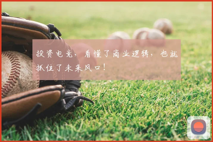 投资电竞，看懂了商业逻辑，也就抓住了未来风口！